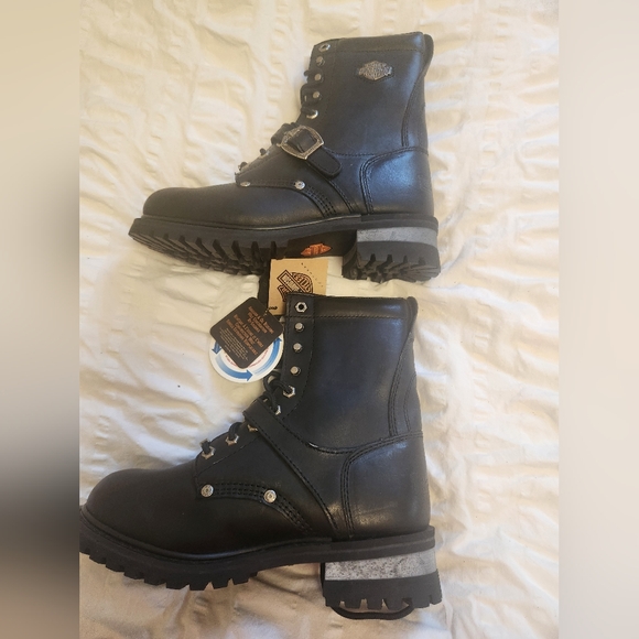 Mens Harley Davidson Boots size 8 - Picture 1 of 4